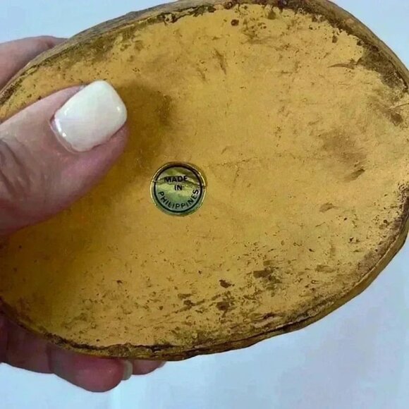 Vintage‎ Father Christmas Santa Claus Resin Blown Plastic Figurine Philippines - Picture 7 of 7